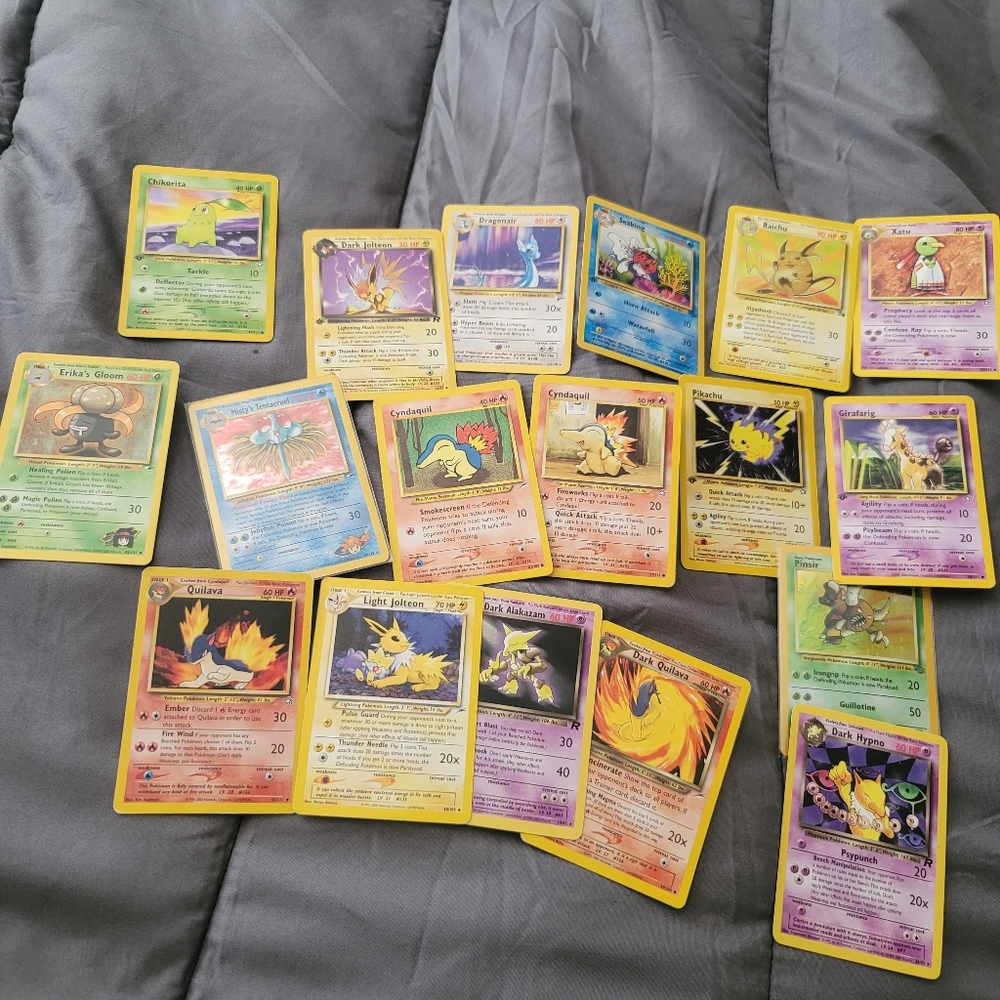 Pokemon cards vintage